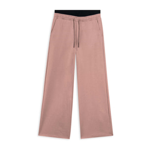 Pantaloni donna oversize con ricamo