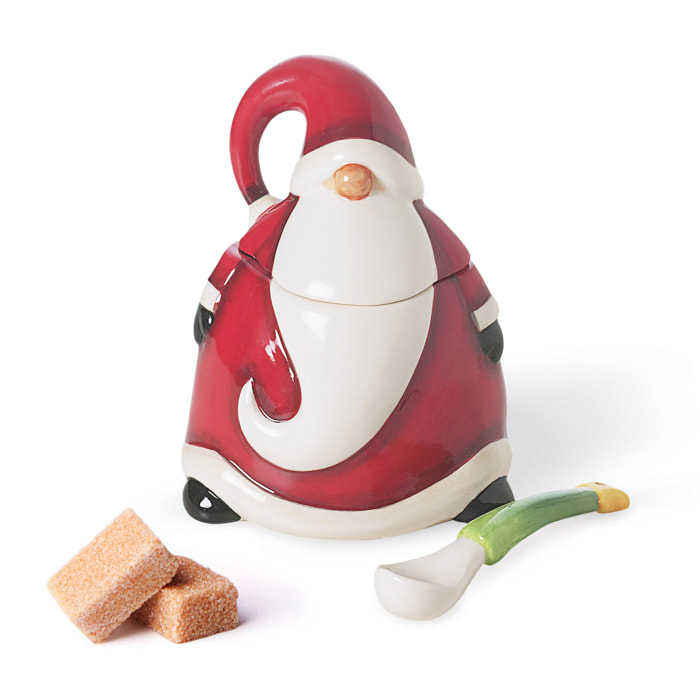 Zuccheriera Excelsa - Xmas, Ceramica Rossa