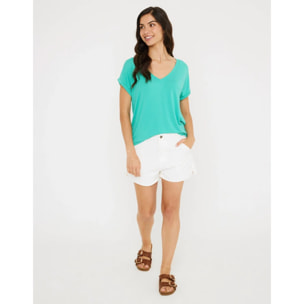 Camiseta Manga Corta Verde - Amiyin