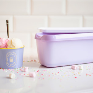 Set de 2 bacs à glace réutilisables 1,5 L, GELATERIA