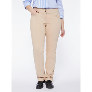 Fiorella Rubino - Pantaloni Regular modello Smeraldo - Beige