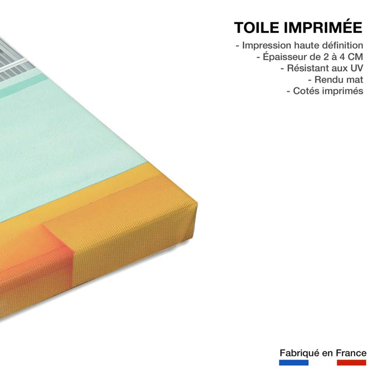 Tableau architecture venice beach pastel  Toile imprimée