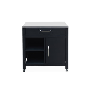 Ensemble de meubles de cuisine extérieure en acier inoxydable 6 modules