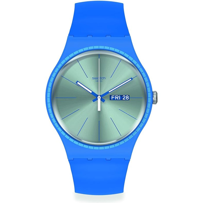 Reloj Swatch SUON714 Hombre Analogico Cuarzo con Correa de Plastico