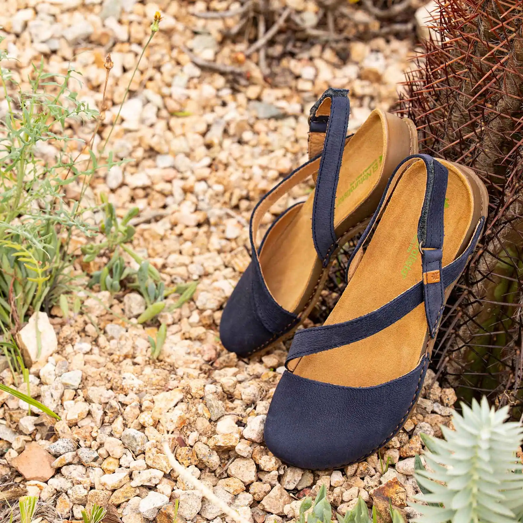 Sandalias N5813 NOBUCK LAVADO DENIM/PANGLAO color Denim