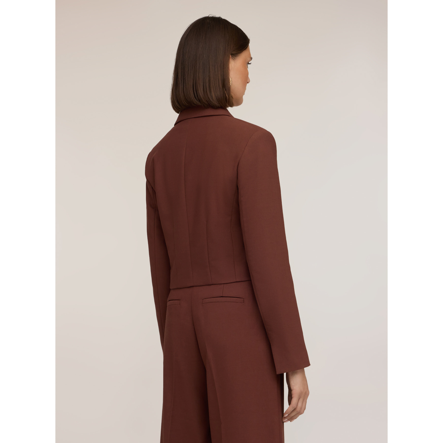 Motivi - Blazer spencer con revers a lancia - Marrone