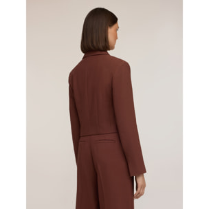 Motivi - Blazer spencer con revers a lancia - Marrone