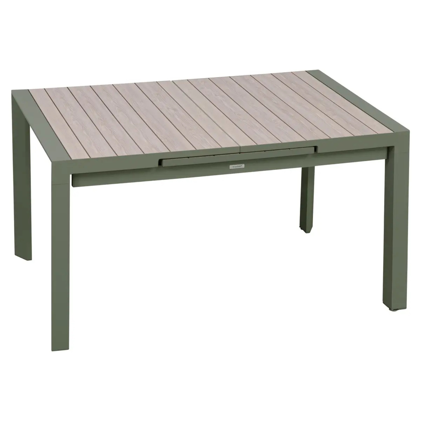 Table de jardin 8 places extensible Evasion beige lin/laurier