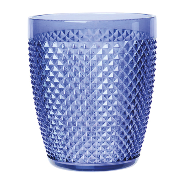 Set de 6 verres Excelsa – Diamond, Plastique Bleu 40 cl