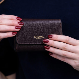 Cartera Cheval Firenze Cosmo Mini Marrón Oscuro