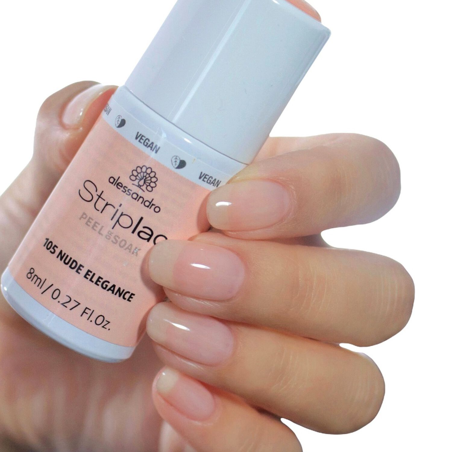 Striplac Peel or Soak - Vernis Semi-permanent - 105 Nude Elegance 8 ml