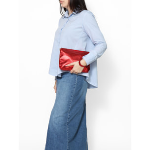 Pochette da Donna Giorgia in Vera Pelle Made in Italy 19x27x2 cm