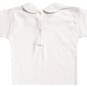 Body bebé manga corta con cuello