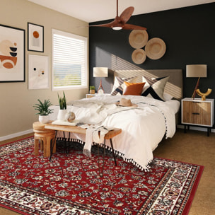 Tapis oriental tissé motif ancestral SILO