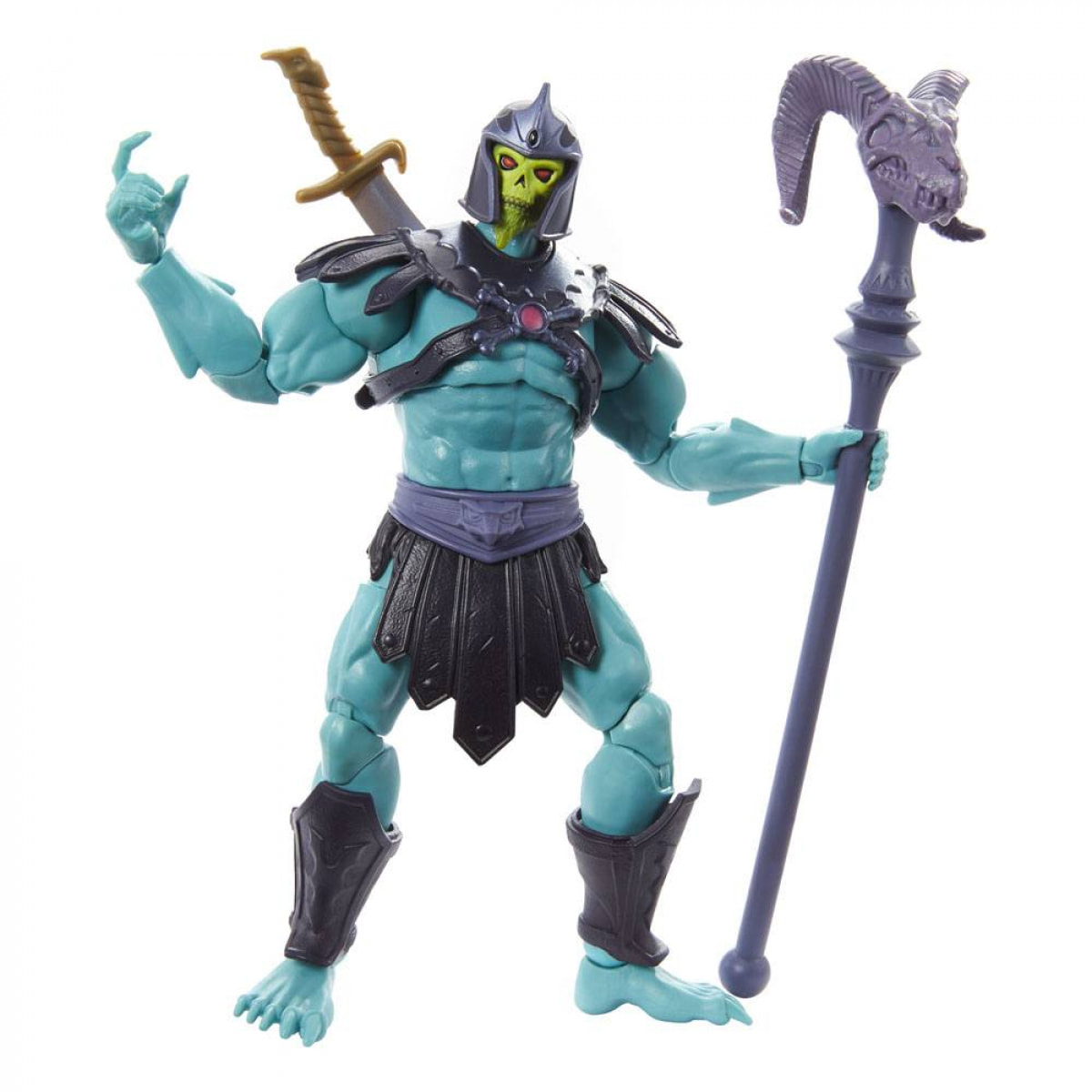 Masters Of The Universe New Eternia Masterverse Action Figura 2022 Barbarian Skeletor 18 Cm Mattel