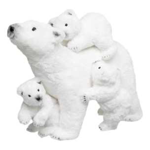 Décoration Noël, famille Ours, H 42 cm