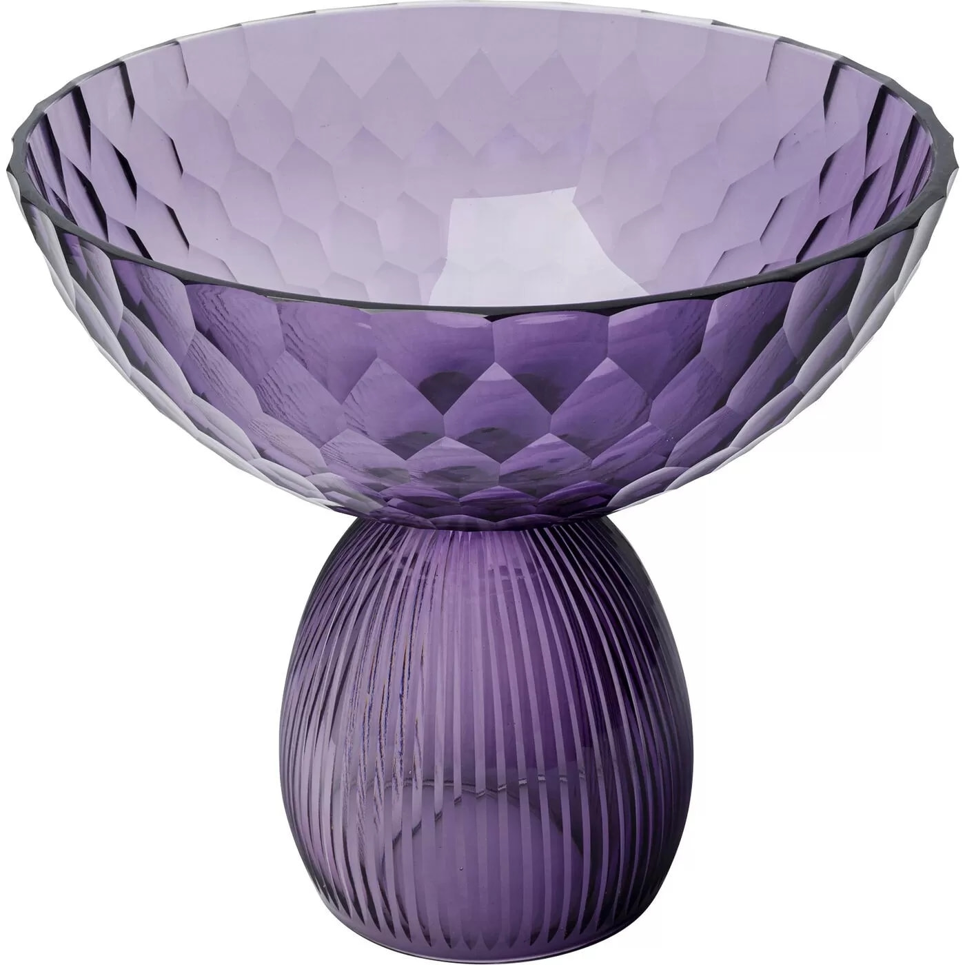 Vase Duetto violet 23cm Kare Design