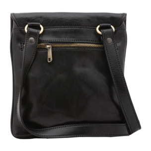 Borsa a tracolla  da uomo In Vera pelle Made in Italy 25x23x4 cm