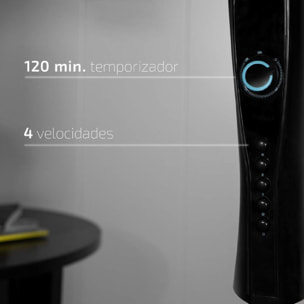 Cecotec Ventilador de Pie con Temporizador EnergySilence 520 Power Black. 50 W 5