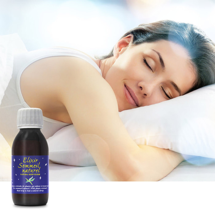 NUTRI EXPERT - Elixir Sommeil Naturel - Apaisant et relaxant - Bien-être physique et mental - Contribue à une meilleure qualité de sommeil - Flacon de 125 ml - Marque Française - Lot de 3