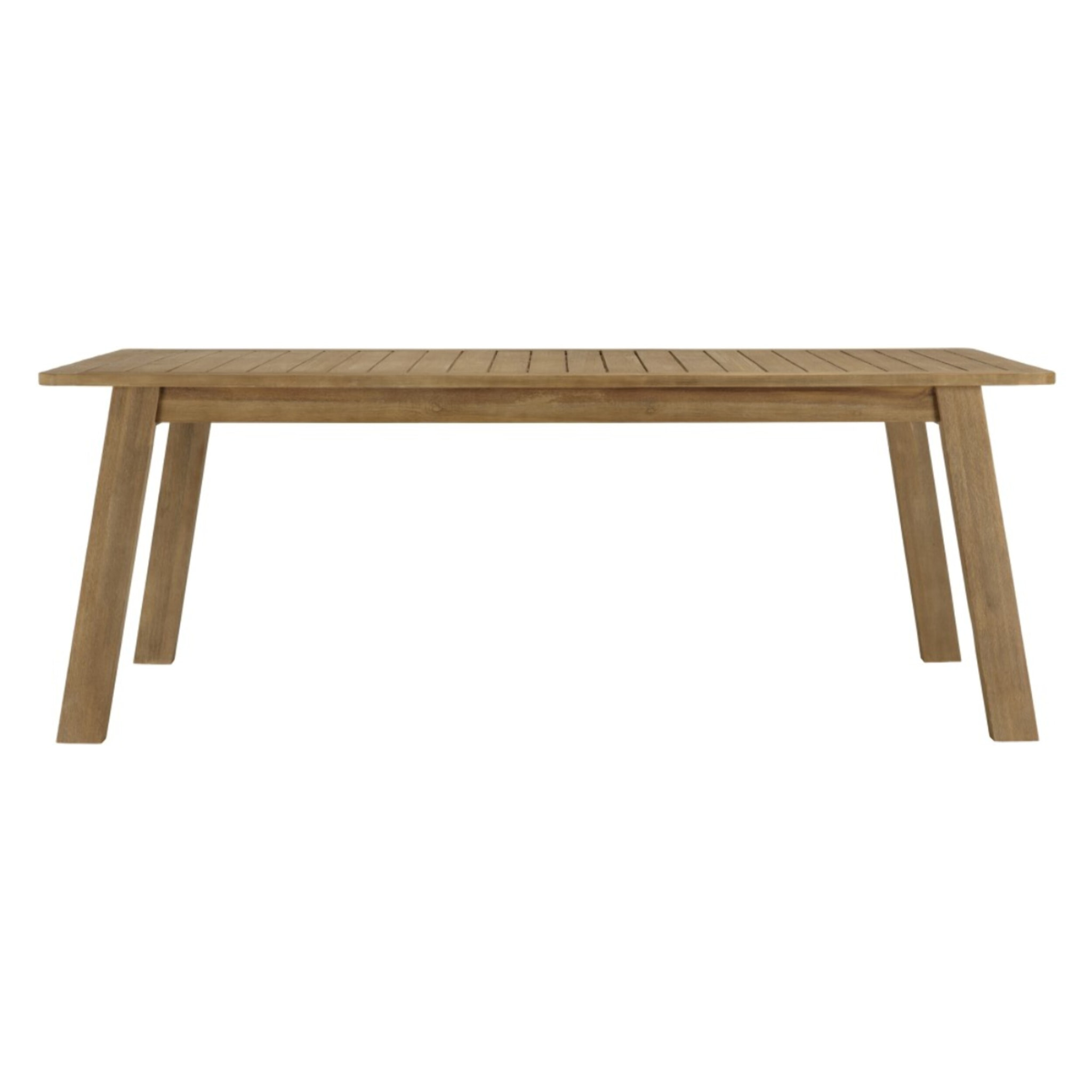 CELESTIN - Salon de jardin bois acacia/cordage synth. beige 6 pers.