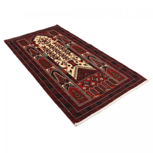 Tapis d'orient oriental, noué main en laine, ABEKOSO