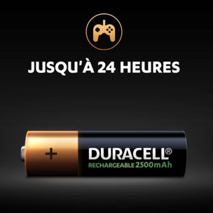 Pile rechargeable DURACELL AAA/LR03 ULTRA POWER 900 mAh x4