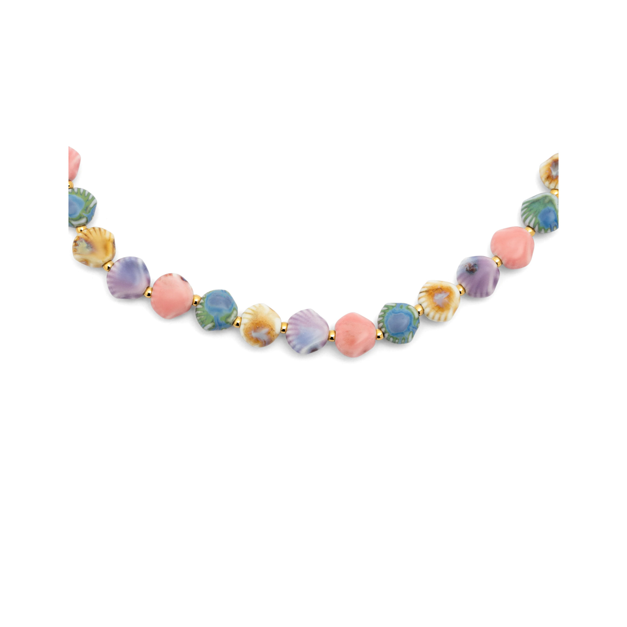 Collar Seaside Acero Baño Oro