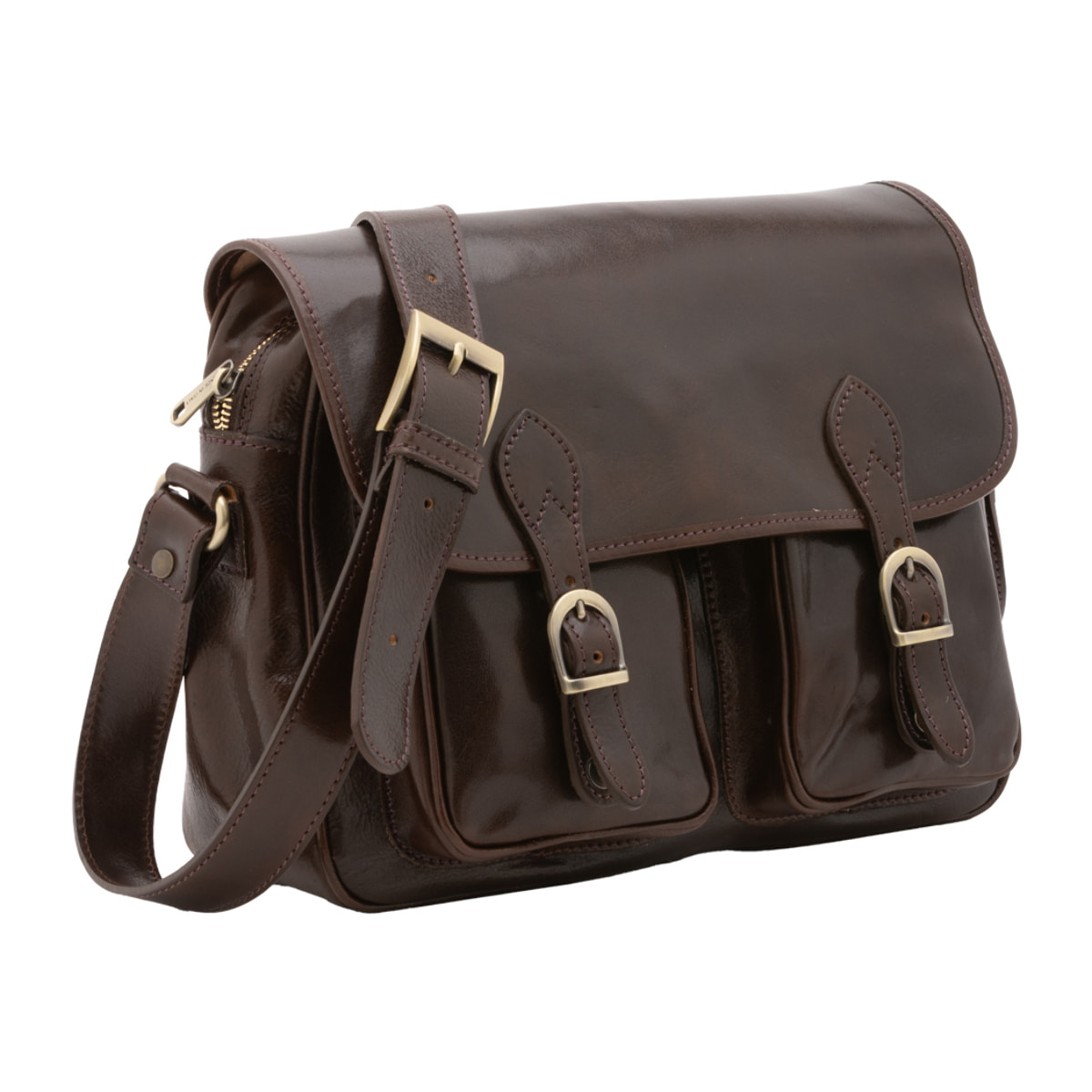 Borsa a tracolla  da donna In Vera pelle Made in Italy 32x23x15 cm