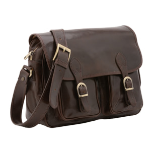 Borsa a tracolla  da donna In Vera pelle Made in Italy 32x23x15 cm