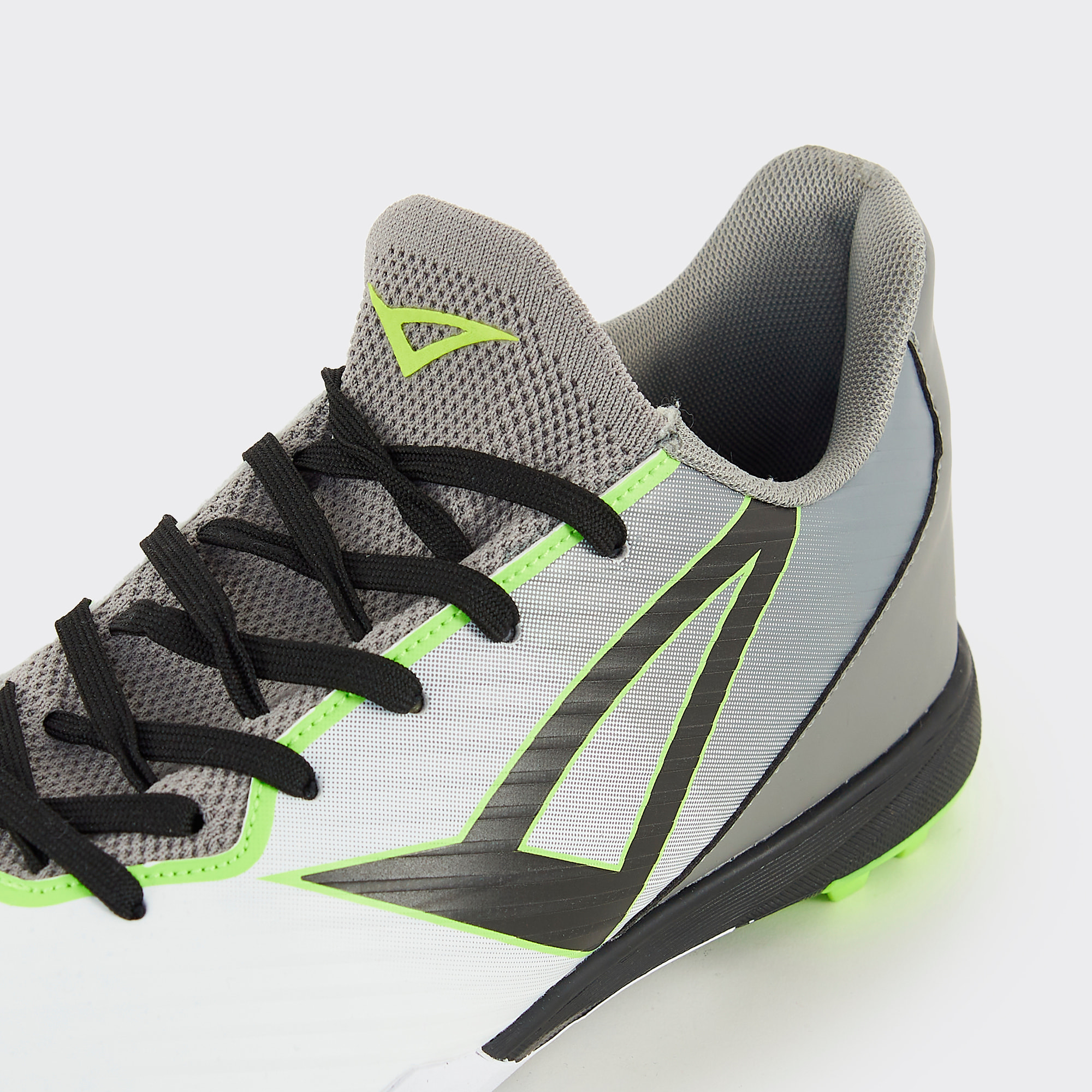 Scarpa da calcetto DELTA bianco grigio, bambino