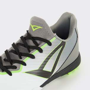 Scarpa da calcetto DELTA bianco grigio, bambino