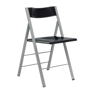 Pack 4 sillas plegables Pisa Negro