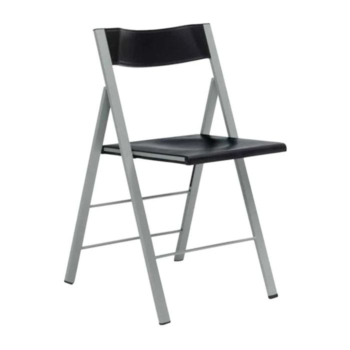 Pack 4 sillas plegables Pisa Negro