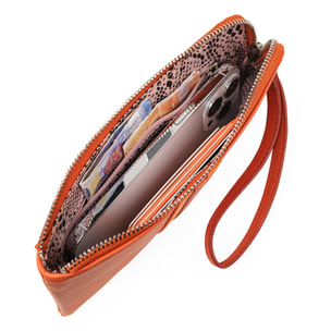 Cartera De Mano Mujer Sint Cimarron Jenison Mandarina