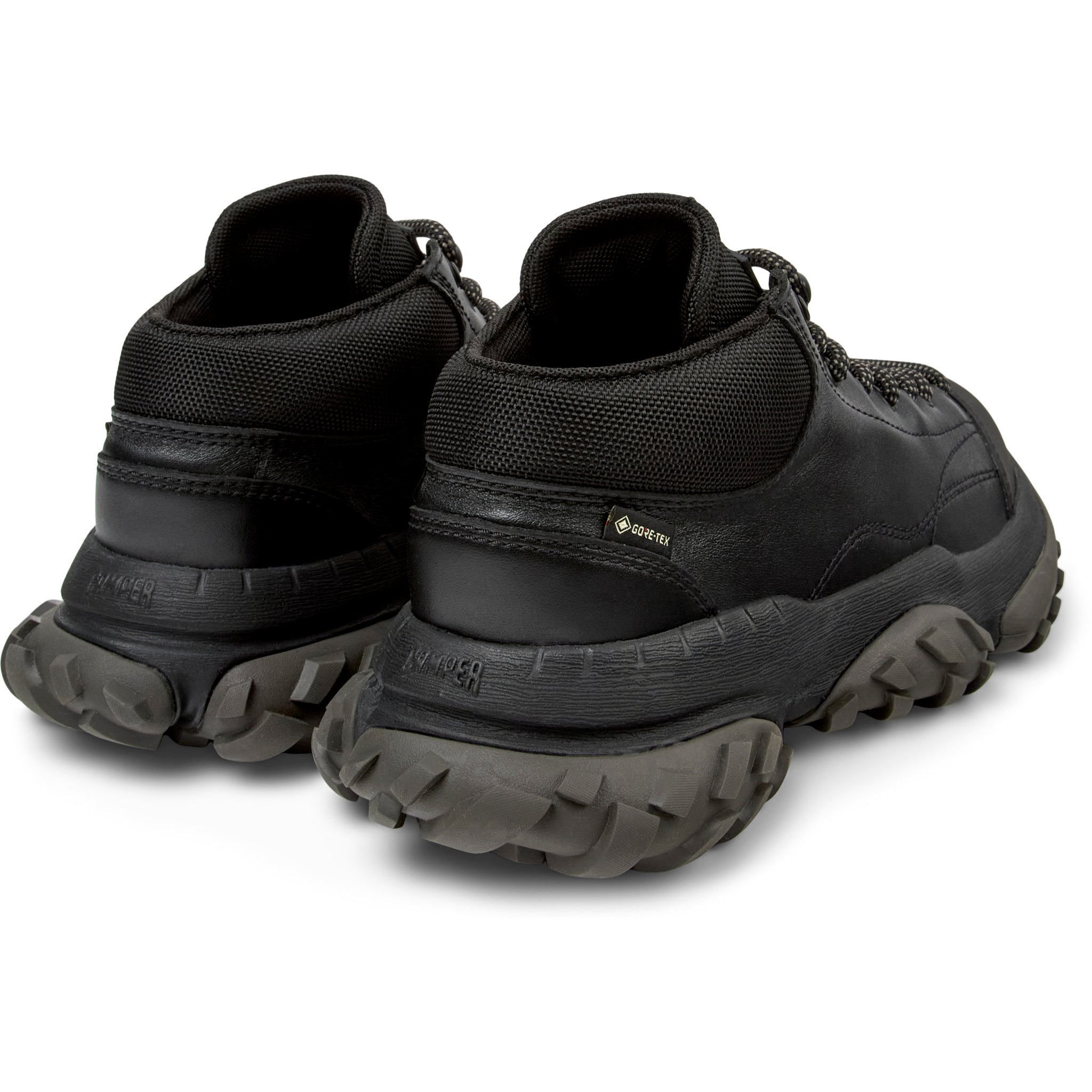 Stivaletti - CAMPER Karst Trek - Nero - Pelle liscia
