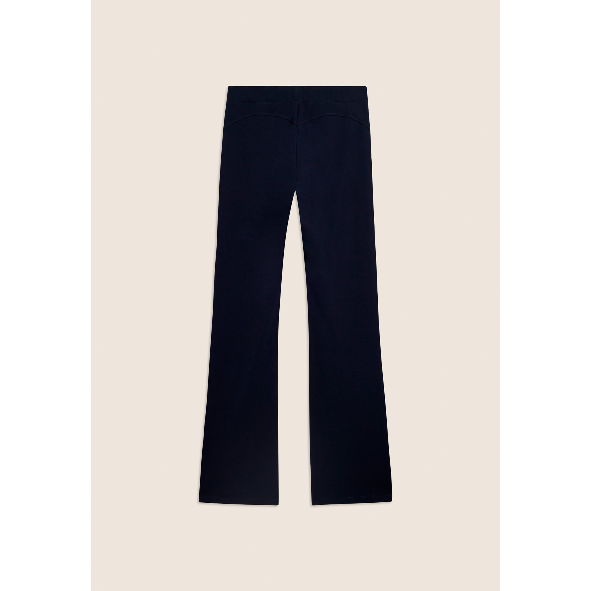 Leggings Aderenti con Fondo a Zampa e Vita Regular