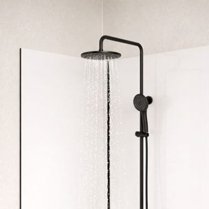 Pack de 3 Panneaux Muraux Aluminium Blanc 80x210 cm avec Profilés Noirs - WALL'IT