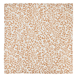 4 serviettes Leopadi beige lin L40xp40xH0,1cm