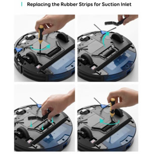 Kit accessoires EUFY Bloc d'aspiration rechange x2 RoboVac G10 Hybrid