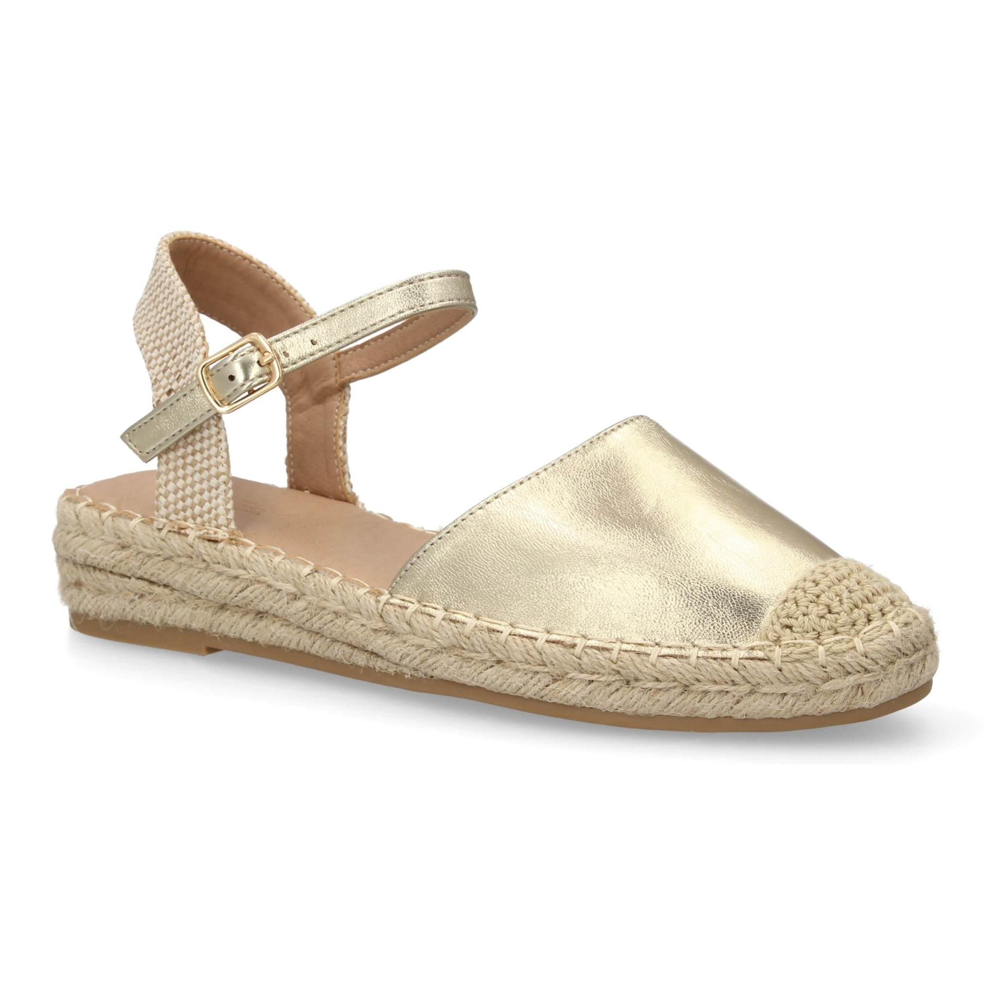 Alpargata mujer yute comoda cierre de hebilla