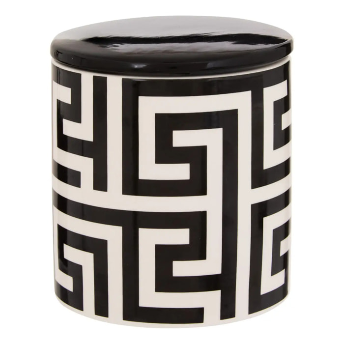 Bougie parfumée 931g Reso Parfum boisé noir et blanc