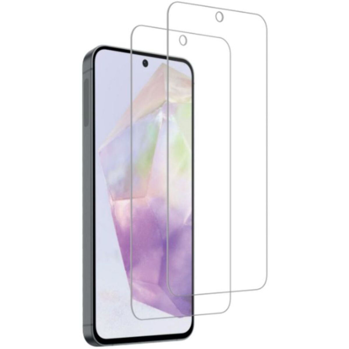 Protège écran ESSENTIELB Samsung A36 A56 S24FE Verre trempé x2