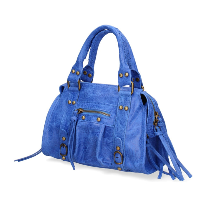 Borsa a spalla da donna - Modello Erisia - Vera pelle - 25.0 x 15.0 x 10.0 cm