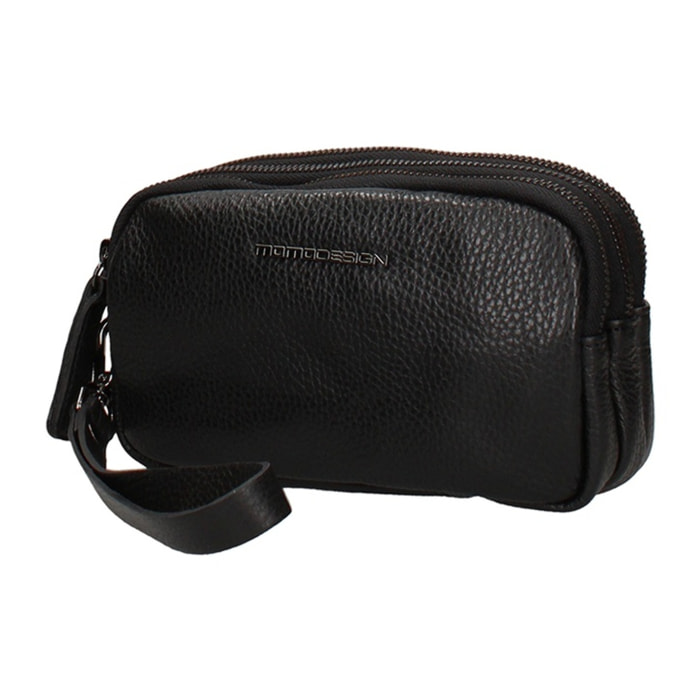 Pochette da uomo - Modello Erebo Chic - 100% poliuretano - 12.0 x 10.5 x 6.0 cm