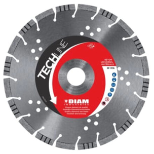 Disque diamant pour béton multi matériaux diam 230x22,23 - DIAM INDUSTRIES - FX230/22