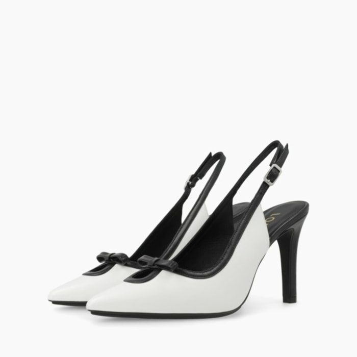 ZAPATOS DE SALÓN BLANCOS RONJA