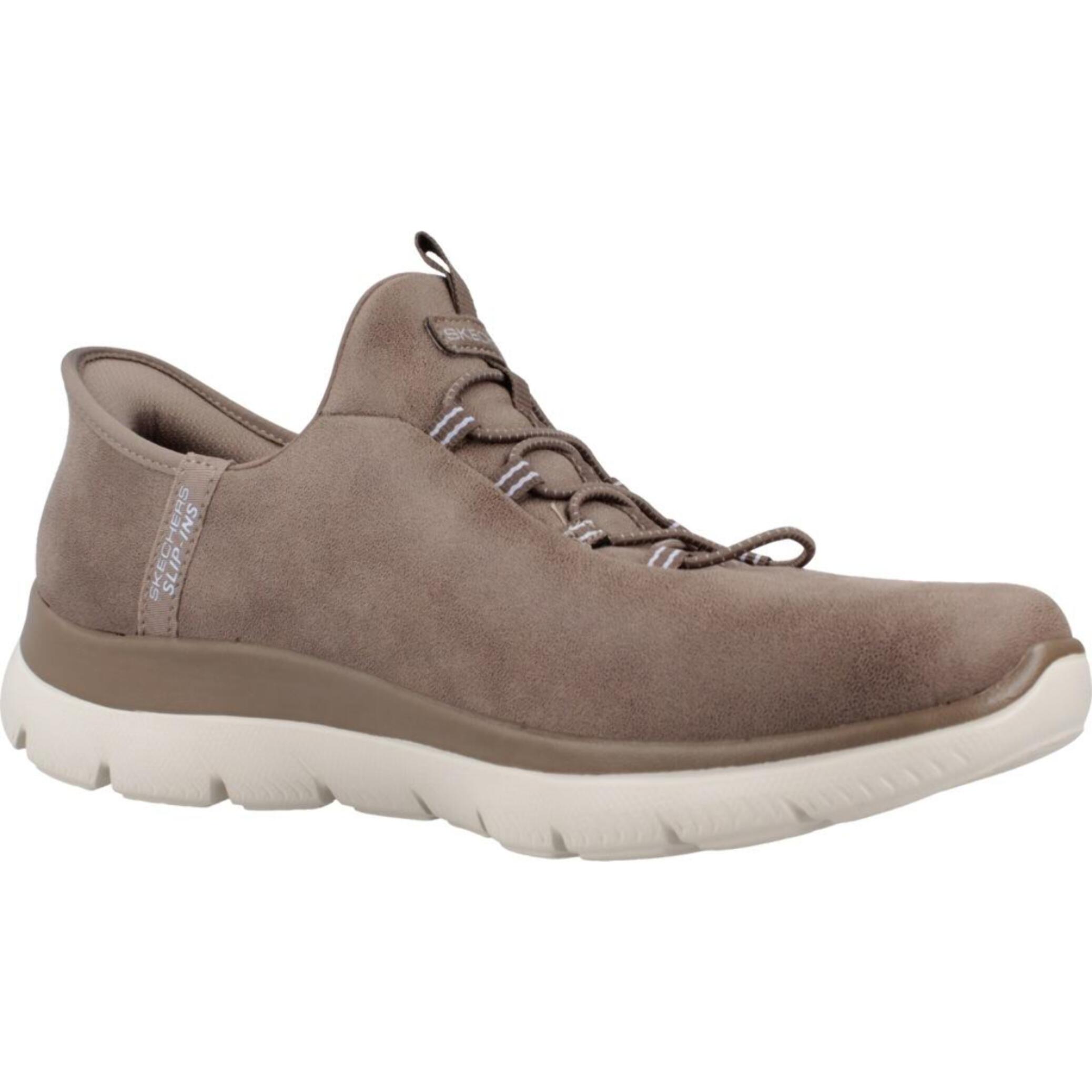 Sneakers De  Mujer Summits-unknown Trai Slip-ins Marron