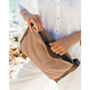 Bolso de hombro BIBA Beaver de piel