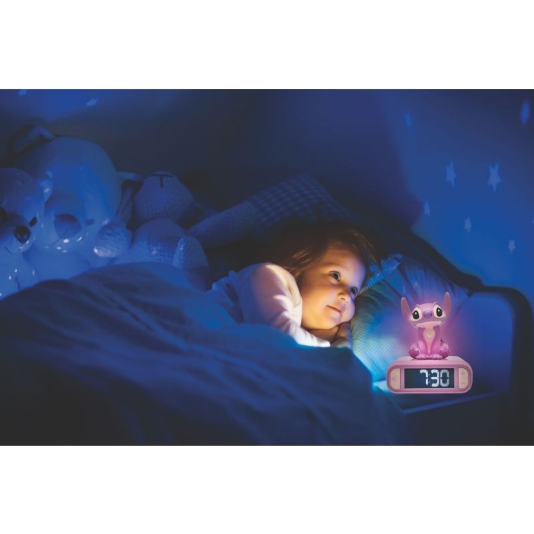 Réveil LEXIBOOK Veilleuse Angel 3D effets sono